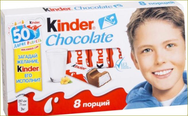 Kinder-Schokoladentafel