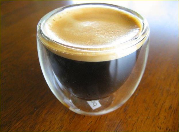 Espresso-Shot mit Crema Crema