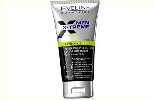 Eveline Cosmetics 6 in 1 Männer X-Treme Schwarz Holzkohle