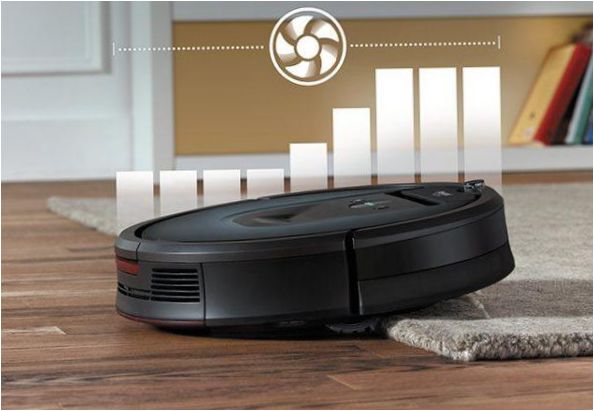 Roomba 981 Motordiagramm mit Carpet Boost Technologie