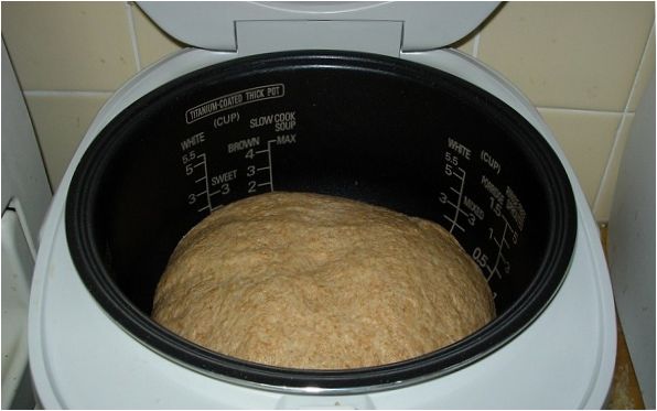 Brot in der Mulling-Maschine