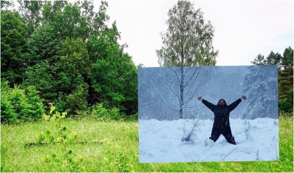 Stoff für Sommer und Winter