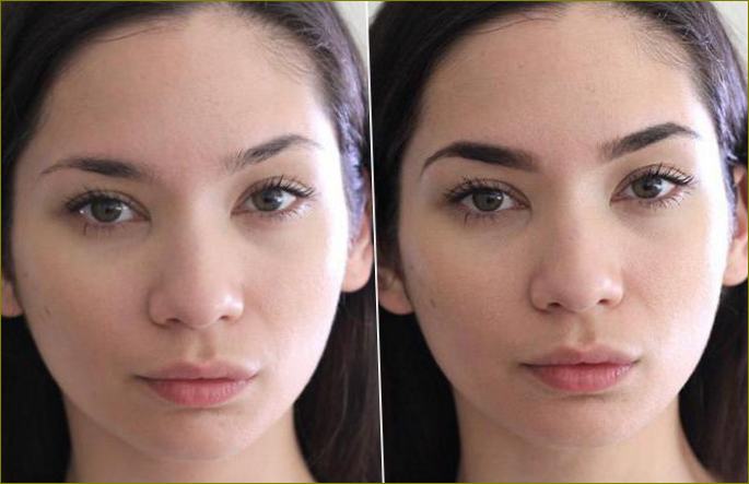 Henna Augenbrauen Fotos vor und nach Bewertungen