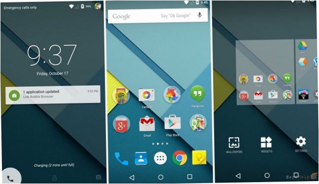 android Lollipop 5.0